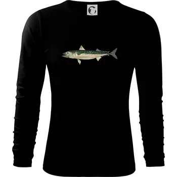 Pánské oblečení Makrela obecná - Triko s dlouhým rukávem FIT-T long sleeve - S ( Černá )