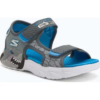 Chlapecké sandály Dětské sandály SKECHERS S-Lights Creature Splash charcoal/blue