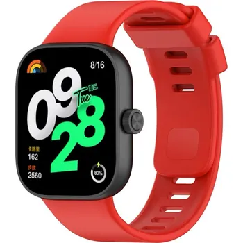 Silikonový barevný řemínek pro Redmi Watch 4/5 a Smart Band 8 Pro / 9 Pro Barva: Červená
