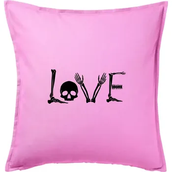 Polštář Radiologie LOVE - Polštář 50x50 - 50x50 - Pouze potah ( Růžová )