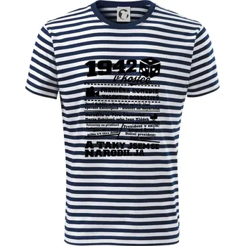 Pánské oblečení 1942 v kostce - Triko na vodu - 2XL ( Prouhovaná )