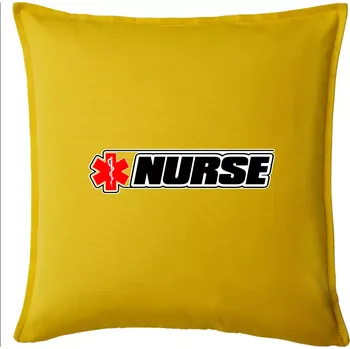 Polštář Nurse kříž - Polštář 50x50 - 50x50 - Pouze potah ( Žlutá )