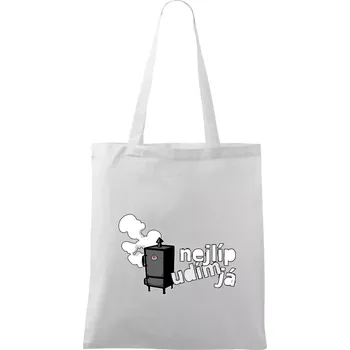 Nejlíp udím já - Taška bavlněná - 42 x 38 cm ( Bílá )