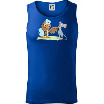 Sova veterinář - Tílko pánské Core - XL ( Královská modrá )