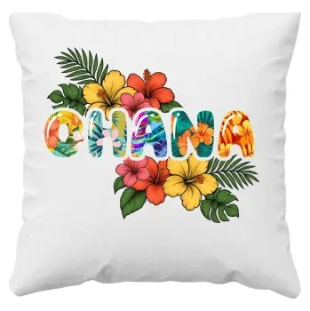 Žertovný předmět Ohana - polštář s potiskem pro fanoušky Lilo i Stich- Tričkový.cz