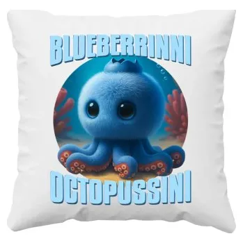 Žertovný předmět Blueberrinni Octopussini - Italian Brainrot - chobotnice borůvka - polštář s potiskem- Tričkový.cz