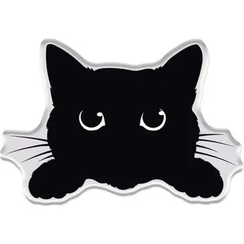 Samolepící dekorace Samolepka mini 3D Kočka 8x9 cm