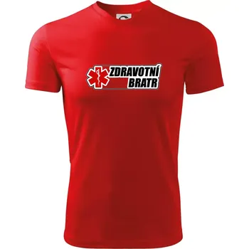 Pánské oblečení Zdravotní bratr - rescue - Pánské triko Fantasy sportovní (dresovina) - 2XL ( Červená )