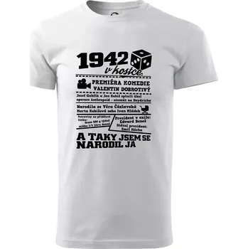 1942 v kostce - Triko extra velké (5-8XL) - 6XL ( Bílá )