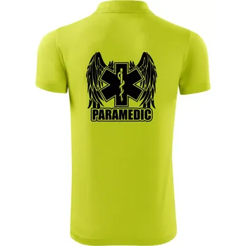 Pánská košile Paramedic - Polokošile Victory sportovní (dresovina) - S ( Limetková )