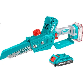 Motorová pila Aku mini řetězová pila 20V 1x2,0Ah Brushless TOTAL TGSLI20685