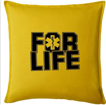 Polštář For Life - Polštář 50x50 - 50x50 - Pouze potah ( Žlutá )