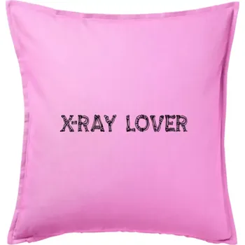 Polštář X-ray Lover - Polštář 50x50 - 50x50 - Pouze potah ( Růžová )