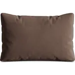 Hnědý sametový polštář na gauč Kemi – Cosmopolitan Design ID_1798646