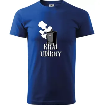 Král udírny - Triko extra velké (5-8XL) - 6XL ( Královská modrá )