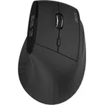 ACER bezdrátová myš Smart Fit Vertical Mouse,8000 dpi,10 tlačítek,RGB,10m dosah,BT,USB,výdrž 120h,Black