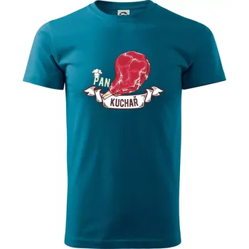 Pánská móda Pan kuchař - Klasické pánské triko vyšší gramáže - XS ( Petrolejová )