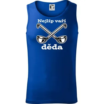 Nejlíp vaří děda - Tílko pánské Core - S ( Královská modrá )