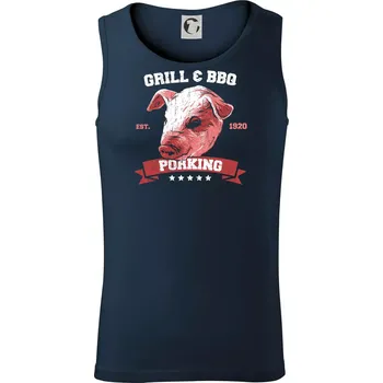 Pig grill - Tílko pánské Core - XL ( Námořní modrá (velmi tmavá - téměř černá) )