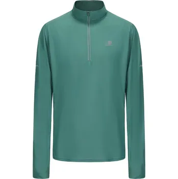 Pánská mikina Karrimor Long Sleeve quarter Zip Top Mens Green Spruce S