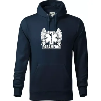 Pánská mikina Paramedic - Mikina pánská Cape s kapucí - 5XL ( Námořní modrá (téměř černá) )