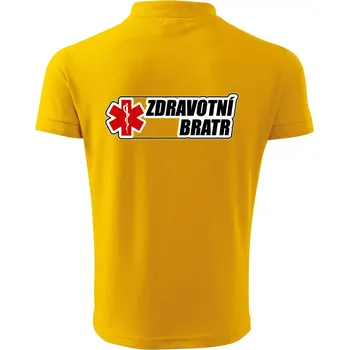 Pánská košile Zdravotní bratr - rescue - Polokošile pánská Pique Polo 203 - 5XL ( Žlutá )