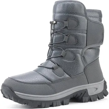 Pánská zimní obuv Zimní unisex sněhule s vázáním Barva: Šedá, Velikost: 40