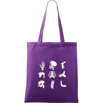 Rentgen - ikony - Taška bavlněná - 42 x 38 cm ( Fialová )