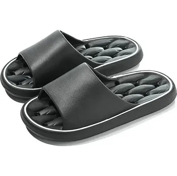 Dámské sandále Unisex koupací pantofle do sprchy a na pláž Barva: Černá, Velikost: 38-39