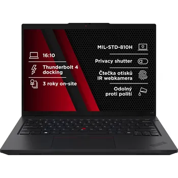 Notebook Lenovo ThinkPad L14 Gen 6 Black 21S6001FCK