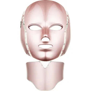 Elektrický čistič pleti Palsar7 Ošetřující LED maska na obličej a krk (ROSEGOLD)