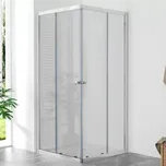 POINT Q 90x90 Grape Čtvercová sprchová zástěna 168136587