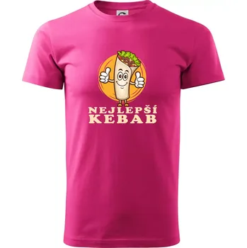 Pánská móda Nejlepší kebab - Klasické pánské triko vyšší gramáže - M ( Purpurová )