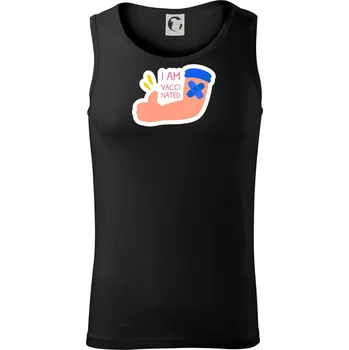 Pánské termoprádlo I am vaccinated - Tílko pánské Core - XL ( Černá )