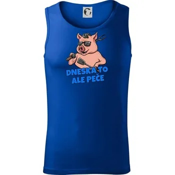 Dneska to ale peče - Tílko pánské Core - M ( Královská modrá )
