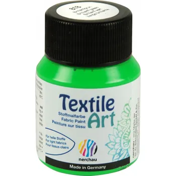 Barva na světlý textil Nerchau, 59 ml - brilantní zelená