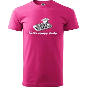Pánské tričko Dělám nejlepší steaky - Klasické pánské triko vyšší gramáže - M ( Purpurová )