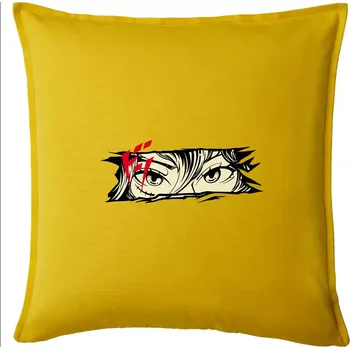 Polštář Anime oči - Polštář 50x50 - 50x50 - Pouze potah ( Žlutá )