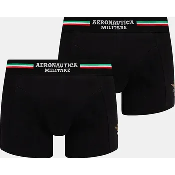 Boxerky Aeronautica Militare Spodní Prádlo Boxerky černé, velikost M