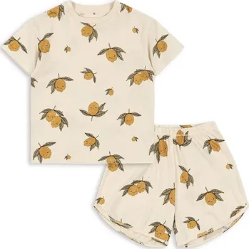 Kojenecká souprava Dětská bavlněná souprava Konges Sløjd FAMO SET GOTS béžová barva, KS102602 80X, vel. 80