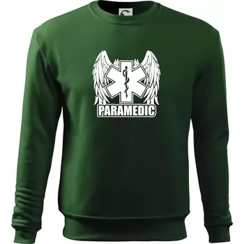 Paramedic - Mikina Essential dětská - 146 cm/10 let ( Lahvově zelená )