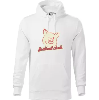 Pánská mikina Festival chutí - Mikina pánská Cape s kapucí - 4XL ( Bílá )
