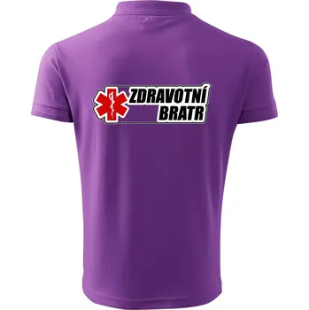 Zdravotní bratr - rescue - Polokošile pánská Pique Polo 203 - 2XL ( Fialová )