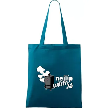 Nejlíp udím já - Taška bavlněná - 42 x 38 cm ( Petrolejová )