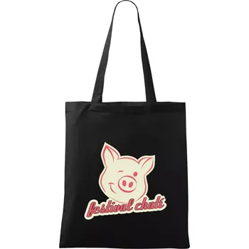 Nákupní taška Festival chutí - Taška bavlněná - 42 x 38 cm ( Černá )