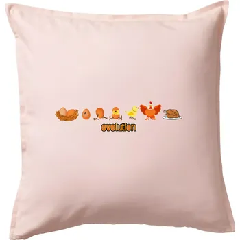 Polštář Ovolution - Polštář 50x50 - 50x50 - Pouze potah ( Světle růžová )