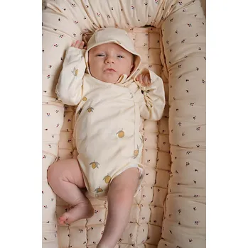 Kojenecký overal Konges Sløjd NEWBORN BODY GOTS KS3555 béžová 01E, vel. 44