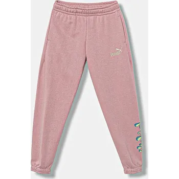 Chlapecké oblečení Dětské tepláky Puma TWEENERVERSE Sweatpants TR G 688507 růžová 30X, vel. 164