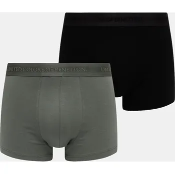 Pánské spodní prádlo Boxerky United Colors of Benetton 3-pack 3OP82X01E černá 99X, vel. XL