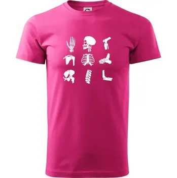 Rentgen - ikony - Klasické pánské triko vyšší gramáže - XS ( Purpurová )